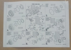 ZF 1060-298-030 5hp19 BMW Gasket Kit Key