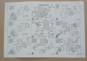 ZF 1060 298 030 Gasket and Seal Kit for BMW 5HP19